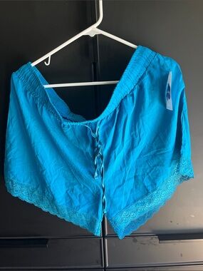 Indigo Women's Teal Sleepwear Pajama Bottoms - Teal Blue